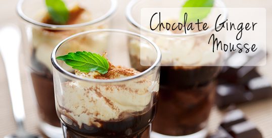 Chocolate Ginger Mousse