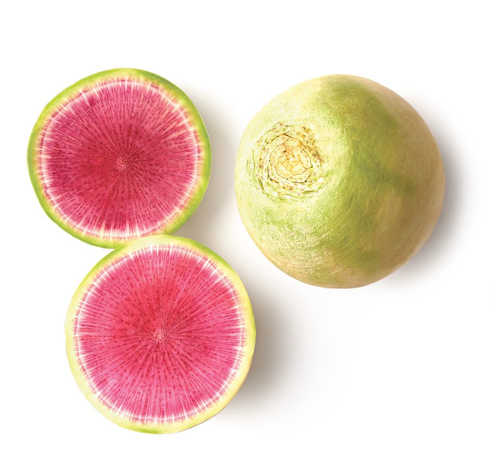 Watermelon Radish Menu Image