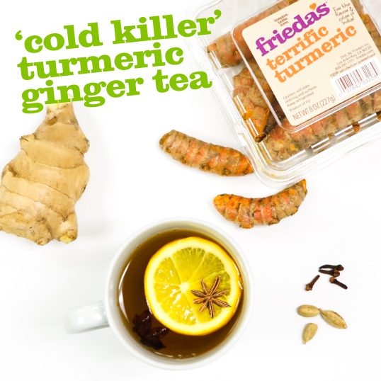 ‘Cold Killer’ Turmeric Ginger Tea Frieda's Inc. The Specialty
