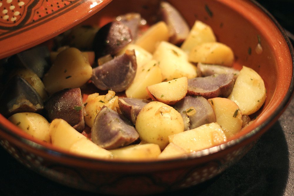Cookistry - Red White & Blue Herbed Potato Tagine