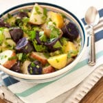 Recipe Renovator - Red, white, and blue potato salad with peppery radish dressing