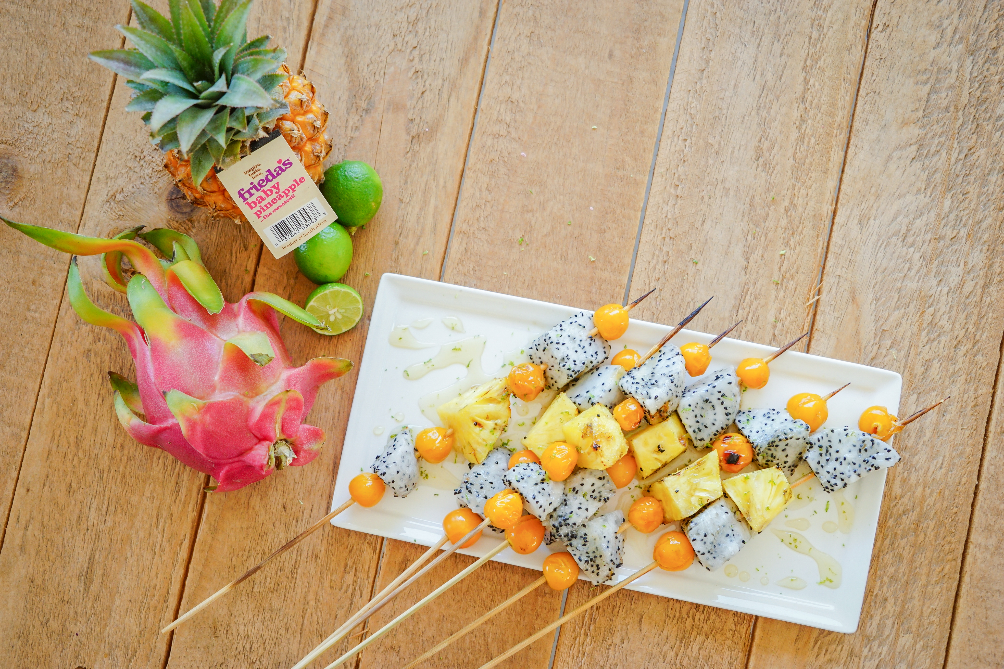 Frieda's Specialty Produce - Grilled Tropical Fruit Kebabs
