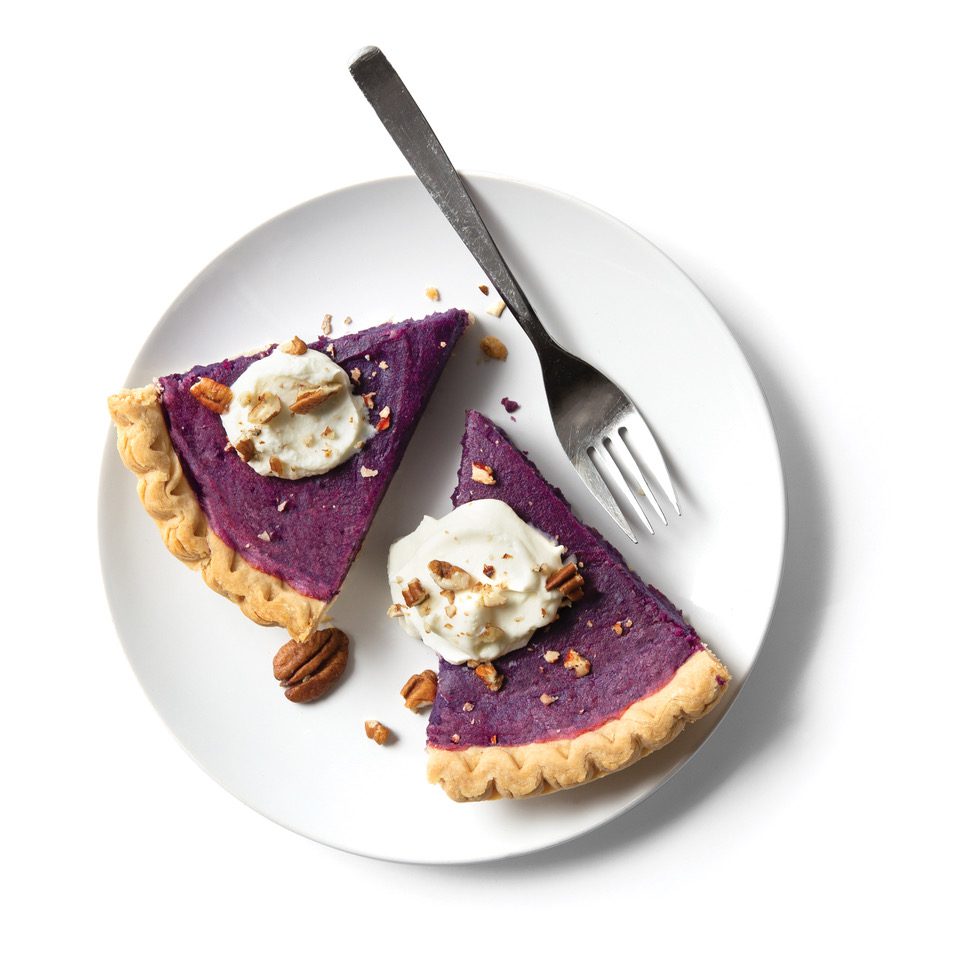 Frieda's Stokes Purple Sweet Potato Pie