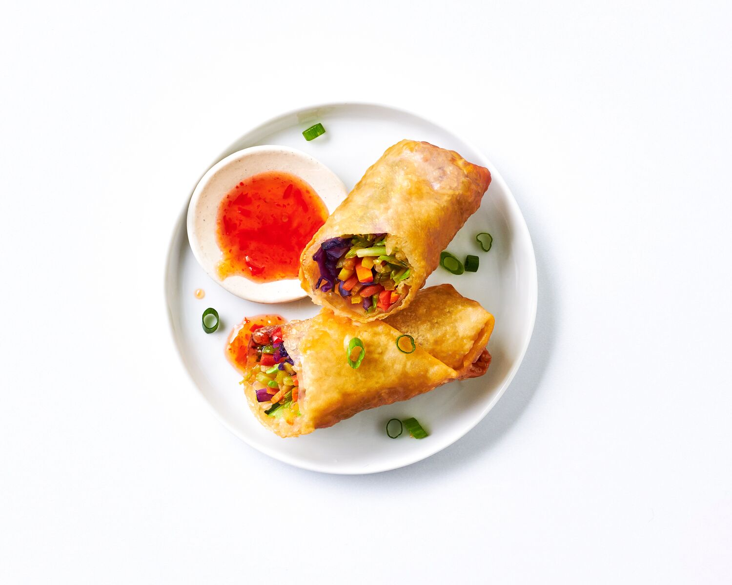 Baked Rainbow Vegetable Eggrolls | Frieda's LLC - The Branded