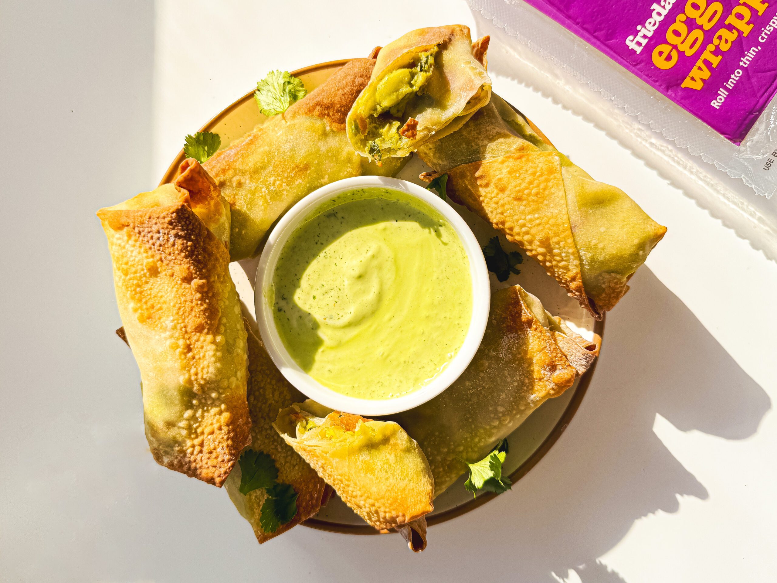 Air Fryer Avocado Egg Rolls Frieda's LLC The Branded Produce Company